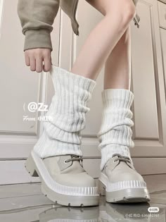 Ladies Socks, Sock Boot, Winter Crochet, Cute Shoes Heels, Kawaii Fashion Outfits, Girly Shoes, Aesthetic Shoes, Boot Cuffs