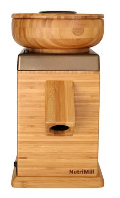 a wooden grinder sitting on top of a table