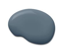 a light blue paint with no top coat on the white background, it looks like an oval