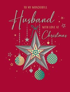 PRICES MAY VARY. Designed and made in the UK - supporting British jobs Caption: Husband Description: Big Star Approximate size: 8 x 6 inches Wonderful Husband, Office Paper, Big Star, Christmas Greetings, The Uk, 6 Inches, Card Stock