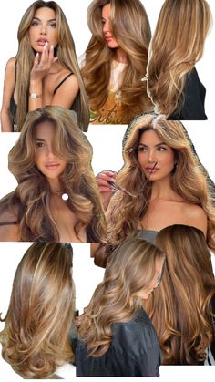 Rambut Brunette, Dark Blonde Hair Color, Brown Hair Looks, Brown Hair Inspo, Hair Color Streaks, Brunette Hair With Highlights, Honey Blonde Hair, Brown Hair Balayage, Blonde Hair Inspiration