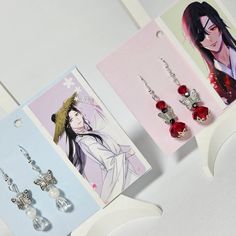 Handmade Hua Cheng style and Xie Lian jewellery.  If you have any question, feel free to write me here on Etsy.  Have a great day and successful shopping! Jewelry Hua Cheng, Hua Cheng Jewelry, Tgcf Hua Cheng, Heaven Officials Blessing, Cute Clothing Stores, Hua Cheng, Anime Jewelry, Anime Accessories, Jewellery Handmade