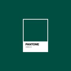 the pantone color is green and white