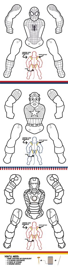 the instructions for how to make an origami robot from paper with pictures on it