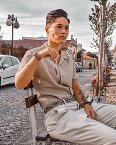 Masculine Women Fashion, Andro Fashion, Androgynous Aesthetic, Butch Fashion, Genderqueer Fashion, Masculine Outfits, Androgynous Women, Masc Fashion, Androgynous Outfits