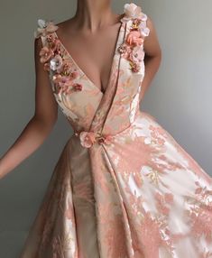 Spring Rose TMD Gown – Teuta Matoshi Rose Gown, Afrikaanse Mode, 파티 드레스, Beauty Dress, Beautiful Gowns, Fancy Dresses, A Dress, Dream Dress