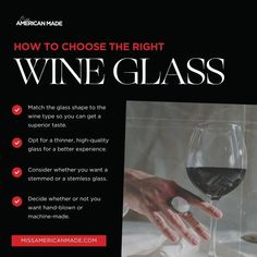 There's nothing like sipping from a glass that’s made right here in the USA. From rich reds to crisp whites, these 11 wine glasses will enhance every sip. Support local artisans and upgrade your glassware collection today! #AmericanMade #WineGlasses #SipWithStyle Types Of White Wine, Different Wines, Types Of Wine, Glassware Collection, Wine Time, Stemless Wine Glasses, Cabernet Sauvignon, Support Local, Local Artisans