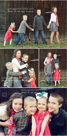 a collage of photos with children posing for pictures