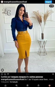 Pencil Skirt Outfits Classy, Corporate Attire Women, Office Attire Women, Mary Art, Girly Style Outfits, African Dresses Men