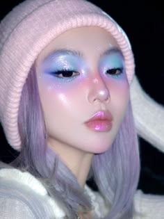 Ice Princess Makeup, Concert Makeup, Princess Makeup, Winter Makeup, Makeup Clothes, Space Girl