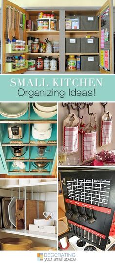 small kitchen organizing ideas for the home