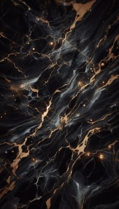 black and gold marble textured with lights