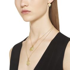 The elegant and versatile 18K Ball Chain is the perfect home for angels, amulets, and other small pendants. Finished with our Temple charm, our 18K Ball Chain is available in two adjustable lengths. The 16” extends to 18”, and our 18” extends to 20”. Product Details 18K gold Length: 18", Links: 1.5mm Imported Diamond Angel, Small Pendants, Leather Cord Necklace, Angel Pendant, Circle Monogram, Ball Chain Necklace, Small Pendant, Perfect Home, Cord Necklace