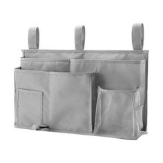 a large gray bag with two pockets