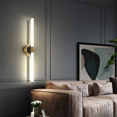 This 10Watt 1260lumens LED gold bathroom light is made of a metal brass finish and cylindrical striped acrylic diffuser shade, anti-rust and anti-oxidation, modern and simple style, light and transparent design, and soft light, bringing you a comfortable life. Mercer41 | Mercer41 Keyona LED Vanity Light 4.7 H x 21.7 W x 2.5 D in brown / white / yellow, Metal in Gold | 4.7" H X 21.7" W X 2.5" D | Wayfair Cooper Black, Bathroom Ambiance, Bathroom Vanity Wall, Fitted Bedrooms, Led Vanity Lights, Round Lamp, Indoor Design, Gold Bathroom, Bathroom Light