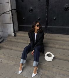 Fall Outfits For Work, Classic Outfits, Looks Style, Fell In Love, Preppy Outfits, Fall Winter Outfits, Outfits Casuales, Classy Outfits, Capsule Wardrobe