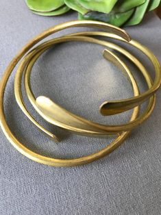 Set of 3 Golden Raw Brass Coil Cuffs - Stacking Set – The Cord Gallery Bohemian Hand-wrapped Brass Cuff Bracelet, Adjustable Bohemian Brass Cuff Bracelet, Brass Jewellery Handmade, Dope Jewelry Accessories, Copper Jewellery, Brass Cuff Bracelet, Brass Accessories, Brass Bangle, Brass Cuff