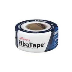 a roll of tape that is white and blue with the words fiba tape on it