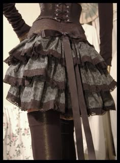 Steampunk Couture, Bustle Skirt, 일본 패션, Steampunk Decor