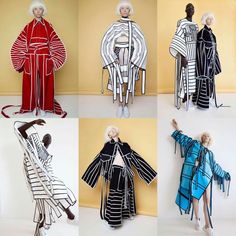 Introducing the 2017 Parsons x Kering Empowering Imagination Design Competition Finalist Ji Won Choi 2d Clothes, Fashion Competition, Sculptural Fashion, Textiles Fashion, Fashion Editorial, Inspiration Mode, Mode Inspiration, Fashion Details, Kimonos