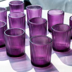 PRICES MAY VARY. [Purple Theme Events/Decorations]: purple votive candle holders bulk are especially for Halloween decorations outdoor/indoor dinner table, romantic wedding purple color scheme, luxury house art craftsmanship, office aesthetic pieces [Pack 24 & Split up for Gifts]: set of 24 votive holders greatly satisfy needs, used as daily home decoration, important banquets, and can share these votives with friends especially in winter, Halloween Christmas & New Year [Eco-friendly Tealight ho Coffee Table Centerpiece, Purple Tea, Tea Candle Holders, Star Candle Holder, Amber Candle, Coffee Table Centerpieces, Small Candle Holders, Glass Votive Candle Holders, Glass Votive Holders