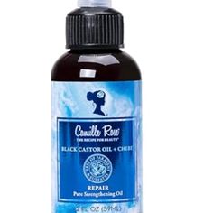 New Camille Rose Black Castor Oil & Chebe Repair, Pure Hair Strengthening Oil For Shine, Growth & Strength, For All Hair Types, 2 Fl Oz Hair Strengthening Oil, Camille Rose, Black Castor Oil, Rose Hair, Rose Black, Hair Strengthening, All Hair Types, Castor Oil, Hair Types