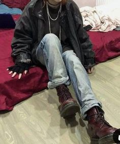 Grunge Outfits Men, Masc Outfits, Cooler Style, Punk Outfits, Cool Fits, Dream Clothes, Grunge Outfits