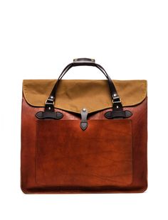 Filson Large Leather Tote in Cognac | REVOLVE Large Leather Tote, Leather Handbags Tote, Work Bag, One Bag, Leather Travel, Leather Items, Leather Fabric, Beautiful Bags