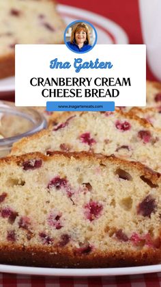 Ina Garten Cranberry Cream Cheese Bread Ina Garten Cranberry Bread, Easy Cranberry Bread Recipes, Cream Cheese Cranberry Bread Ina Garten, Cranberry Cream Cheese Loaf Recipe, 12 Tomatoes Cream Cheese Cranberry Loaf, Cranberry Bread With Cream Cheese, Bread Machine Cranberry Bread, Fresh Cranberry Bread Recipes, Best Cranberry Bread Recipe