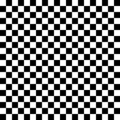 a black and white checkerboard pattern is shown