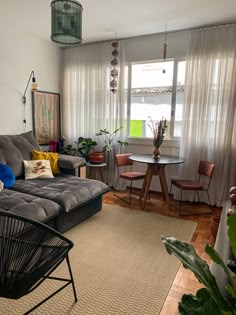 the living room is clean and ready for guests to come home from work or play