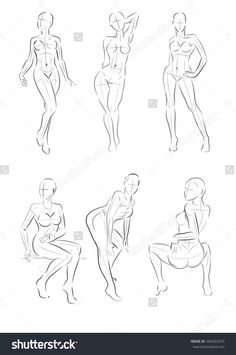 an image of female body drawing