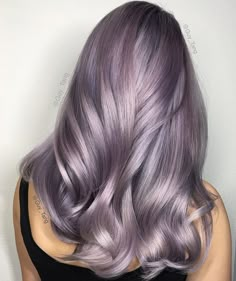 Pin for Later: Smoky Lilac Is the Glam-Grunge Hair Color You Should Try Silver Hair Color, Hair Ombre, Super Hair