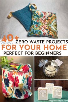 the top 10 zero waste projects for your home that are perfect for beginners to make