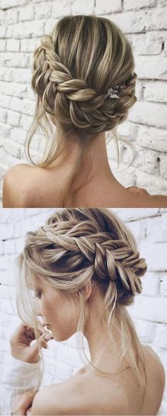 Formal Hairstyles Updo, Sanggul Modern, Floral Hairband, Simple Updo, Easy Updo Hairstyles, Wedding Hairstyles Bride, Elegant Wedding Hair