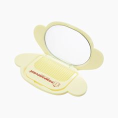 The Compact Mirror and Comb Set by Sanrio features the adorable Pompompurin. Its compact size makes it great for portability. Made with sturdy material but lightweight to carry. Fit in a tote bag, purse, or beauty bag. A beauty set for on-the-go! Size: 12.7 cm x 1.6 cm x 7.7 cm Brand: Sanrio Makeup Display, Face Mirror, Comb Set, Big Watches, Iwatch Apple, Compact Mirror, Beauty Sets, Look Your Best, Beauty Bag