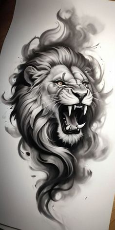 Fire Lion Tattoo, Lion Roaring Tattoo, Leon Tattoo, Roaring Lion Tattoo, Wolf Tattoo Forearm, Lion Roaring, Lion Art Tattoo, Dragon Tattoo Ideas, Lion Tattoo Sleeves