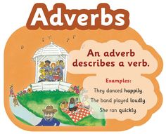 an adverb describes a verb examples