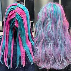 Boosting Confidence, Rave Hair, Vivid Hair Color, Rainbow Hair Color, Cute Hair Colors, Creative Hair Color, Bright Hair Colors, Hair Color Techniques