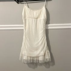 Nwt! Off-White Dress Perfect For Parties, Graduations, Bride To Be And So Much Worn! Never Worn! No Stains, Rips Or Smells! Off White Mini Dress For Night Out In Summer, Aesthetic Lookbook, Satin Halter Dress, Embroidered Dress Boho, Altard State Dresses, Off White Dresses, Shower Themes, Short Sleeve Dress Shirt, Black Sequin Dress