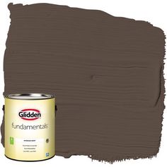 a brown paint with the words golden on it and an image of a can of paint