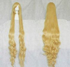 Long Blonde Wavy Wig 150cm Cosplay Anime Characters Cartoon Gosick Victorique, Victorique De Blois, Rapunzel Wig, Curly Hair Long, Free Wig, Lucet, Victoria Fashion, Anime Wigs, Blonde Curly Hair