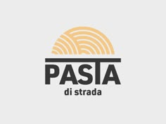 the logo for pasta di strada