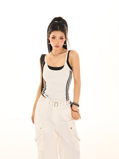 Age: 18-24 years oldSize: S M L XLStyle: StreetPopular elements: embroidery/embroideryColor classification: white and black There are non-removable chest padsCombination form: single pieceCatalog number: D04250E32Year Season: Summer 2023Length: RegularClothing fit: slim fitStyle: SlingMaterial composition: cotton White Y2k Style Tank Camisole, White Y2k Tank Camisole, Y2k White Tank Camisole, Y2k Style White Tank Camisole, White Y2k Style Camisole Top, White Trendy Camisole With Spaghetti Straps, Trendy White Camisole With Spaghetti Straps, Trendy White Spaghetti Strap Camisole, White Y2k Camisole Tank Top