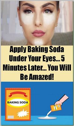 Baking Soda Under Eyes, Baking Soda Face Mask, Baking Soda Face, Baking Soda Benefits, Natural Mask, Baking Soda Shampoo, Under Eyes, Get Rid Of Blackheads, Acne Free