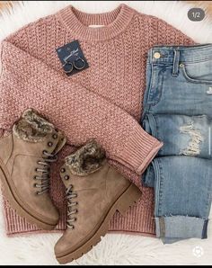 2025 Outfits, Chunky Sweaters, Women Sweaters Winter, Nice Clothes, Birthday List, Cozy Outfit