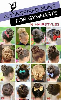 Hairstyles For Competition, Hairstyles Upstyles, How To Do Gymnastics, Funny Hairstyles, Ballet Hairstyles