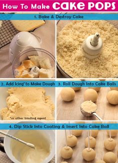 an ipad screen showing how to make cake pop with instructions on it and the text, all perfectly easily and gracefully