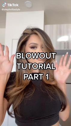 Blowout Look, Blowout Hair Tutorial, Hair Growth Secrets, Natural Hair Care Tips, Hair Growth Tips, Light Brown Hair, Aesthetic Hair, Ombre Hair