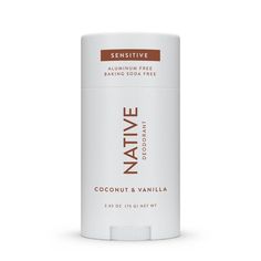 If you are planning to switch to an aluminum-free deodorant, then try Native Sensitive Deodorant with over 15,000 5-Star Reviews. Native deodorant is aluminum-free and contains naturally derived ingredients. This formula was designed to provide odor protection without baking soda. We believe you should not have to choose between a deodorant that makes you feel safe and a deodorant that works. We never use aluminum, parabens, or sulfates in any of our products. At Native we use both safe, synthet Sensitive Skin Deodorant, Baking Soda Free Deodorant, Coconut And Vanilla, Native Deodorant, Deodorant For Women, Aluminum Free Deodorant, Toasted Marshmallow, Amazon Beauty Products, Moisturizing Shampoo